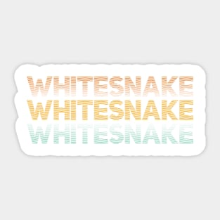 Distressed Vintage - Whitesnake Sticker